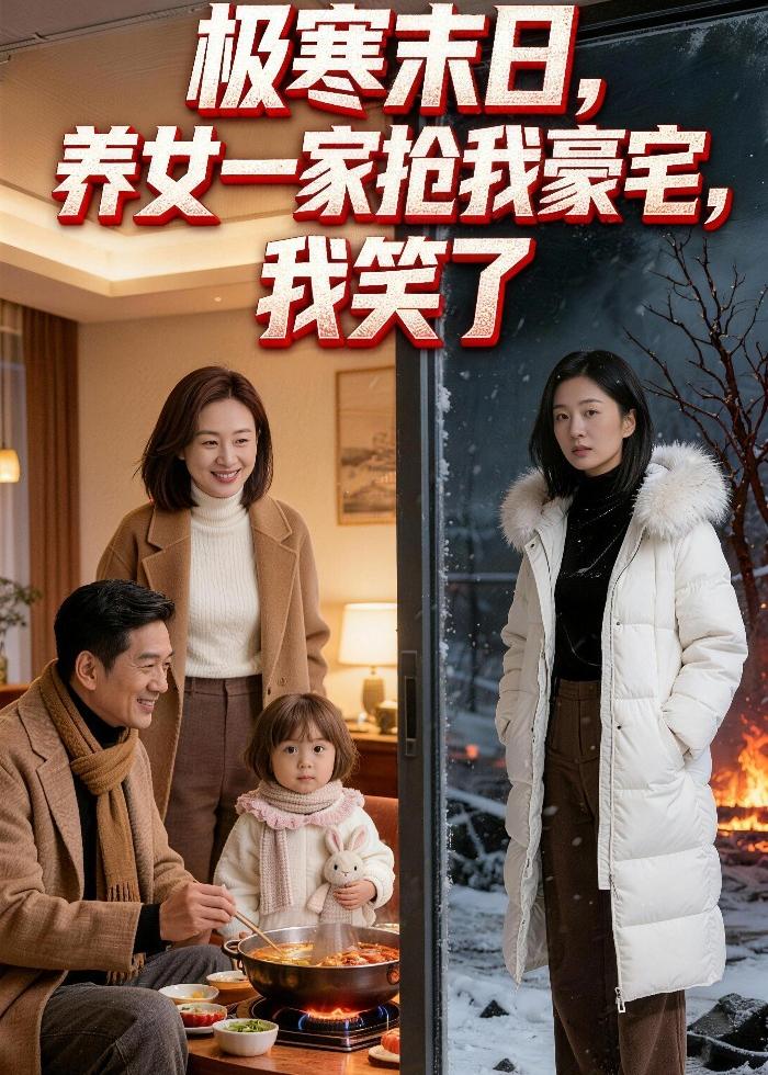 极寒末日,养女一家抢我豪宅,我笑了.